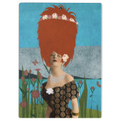 Porträtkunst Klemmbrett (Rückseite)