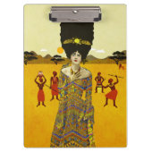 Porträtkunst Klemmbrett (Vorderseite)