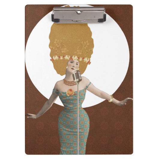 Porträtkunst Klemmbrett (Vorderseite)