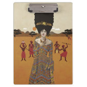 Porträtkunst Klemmbrett (Vorderseite)