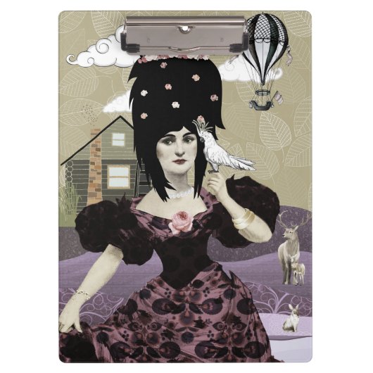 Porträtkunst Klemmbrett (Vorderseite)