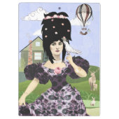 Porträtkunst Klemmbrett (Rückseite)