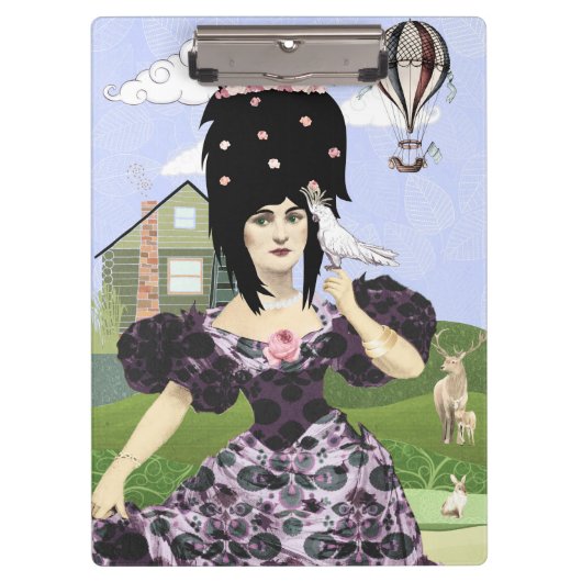 Porträtkunst Klemmbrett (Vorderseite)