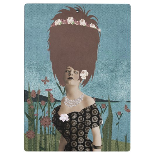 Porträtkunst Klemmbrett (Rückseite)