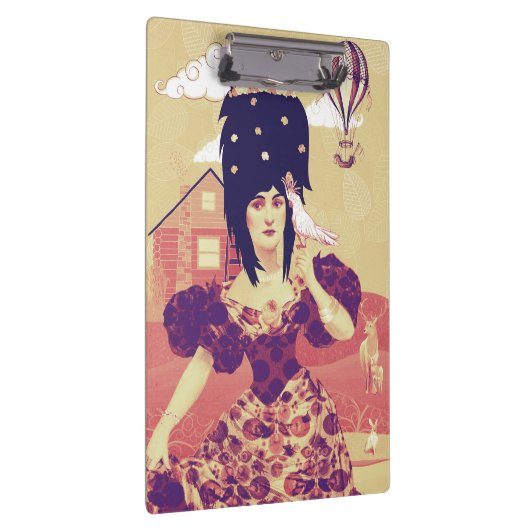 Porträtkunst Klemmbrett (Rechts)