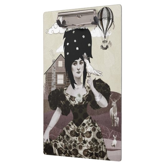 Porträtkunst Klemmbrett (Links)