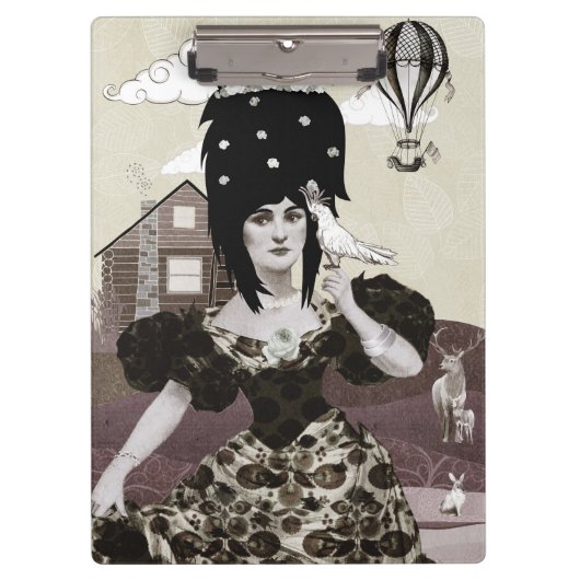 Porträtkunst Klemmbrett (Vorderseite)