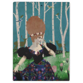 Porträtkunst Klemmbrett (Rückseite)