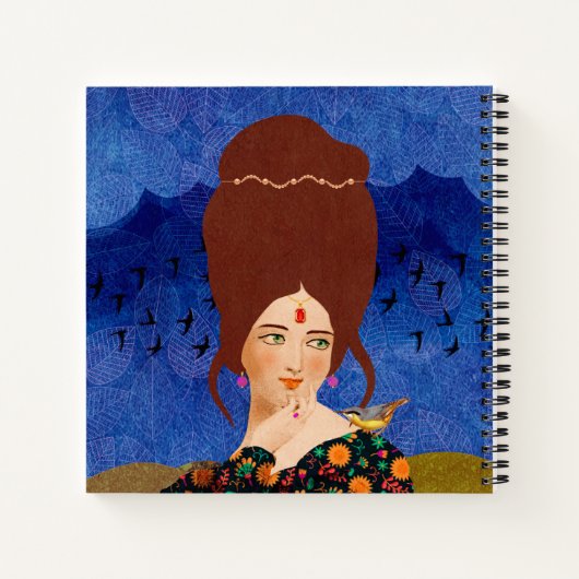 Porträtkunst Notizblock (Rückseite)