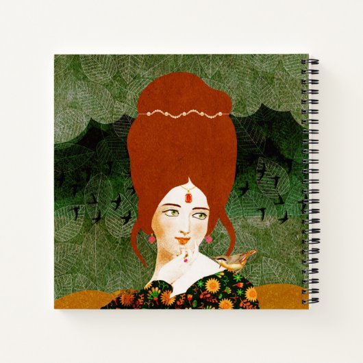 Porträtkunst Notizblock (Rückseite)