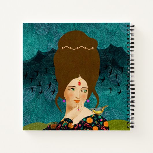 Porträtkunst Notizblock (Rückseite)