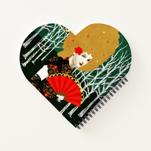 Porträtkunst Notizblock (Rückseite)