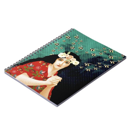 Porträtkunst Notizblock (Linke Seite)