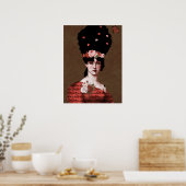 Porträtkunst Poster (Küche)