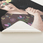 Porträtkunst Sherpadecke (3/4)