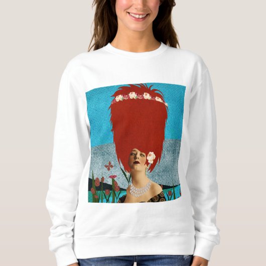 Porträtkunst Sweatshirt (Vorderseite)