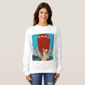 Porträtkunst Sweatshirt (Vorne ganz)