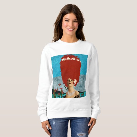 Porträtkunst Sweatshirt (Vorne ganz)