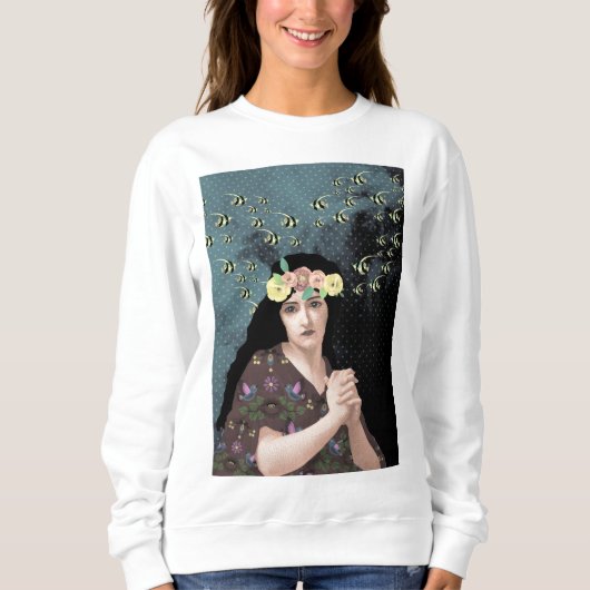 Porträtkunst Sweatshirt (Vorderseite)