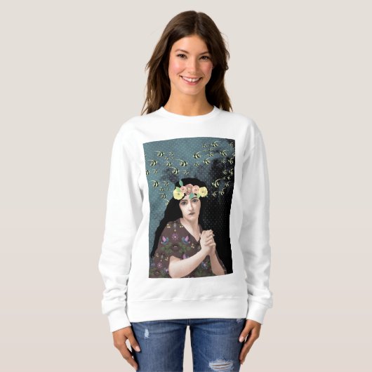 Porträtkunst Sweatshirt (Vorne ganz)