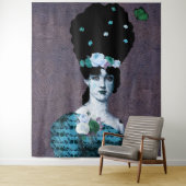 Porträtkunst Wandteppich (Beispiel)