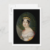 Porträtmalerei der Kaiserin Josephine (1763-1764) Postkarte (Vorne/Hinten)