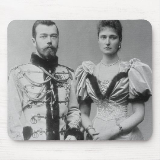 Porträtphotographie des Zars Nicholas II Mousepad (Vorne)