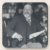 Porträtphotographie von Edward VII (1841-1910) Getränkeuntersetzer (Vorderseite)