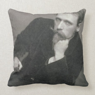 Porträtphotographie von Walter-Kran (1845-1915) Kissen