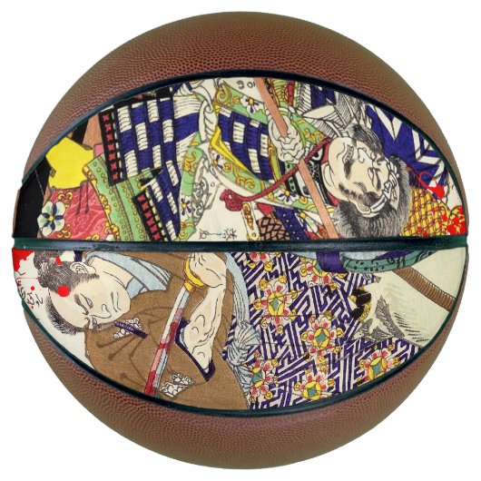 Porträts aus orientalisch-japanischem ukiyo-e samu basketball (Vorderseite)