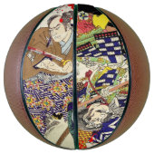 Porträts aus orientalisch-japanischem ukiyo-e samu basketball (Vertikal)