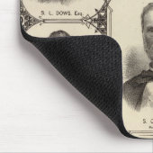 Porträts der Bürger von Zedernrasen Mousepad (Ecke)