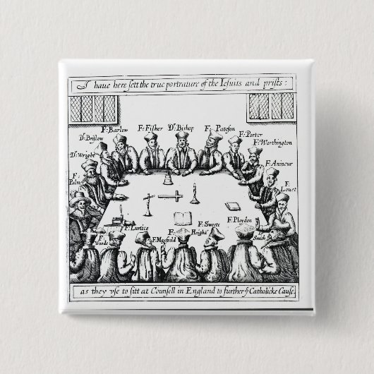 Porträts der Jesuite und der Priester Button (Vorderseite)