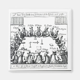 Porträts der Jesuite und der Priester Magnet