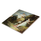 Porträts der Kinder des Rev.Joseph Arkwri Fliese (Seite)