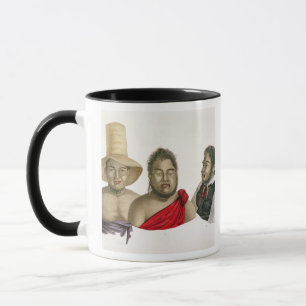 Porträts der Leiter der Sandwich-Inseln, von Tasse