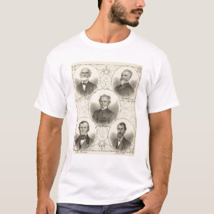 Porträts der Männer der New-Jersey Küste T-Shirt