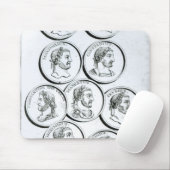 Porträts der römischen Kaiser Mousepad (Mit Mouse)