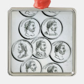 Porträts der römischen Kaiser Silbernes Ornament (Vorne)