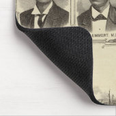 Porträts des Landkreises der Bürger Mousepad (Ecke)