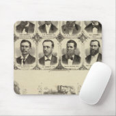 Porträts des Landkreises der Bürger Mousepad (Mit Mouse)
