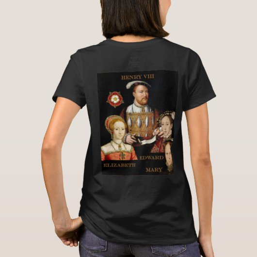 Porträts des Tudors T-Shirt (Rückseite)