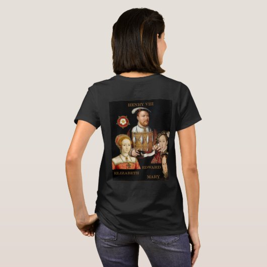 Porträts des Tudors T-Shirt (Schwarz voll)
