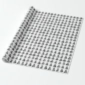 Porträts Muster antiker Philosophen Geschenkpapier (Ungerollt)