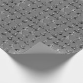 Porträts Muster antiker Philosophen Geschenkpapier (Ecke)