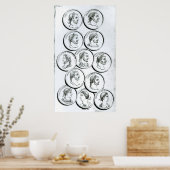 Porträts römischer Kaiser Poster (Küche)