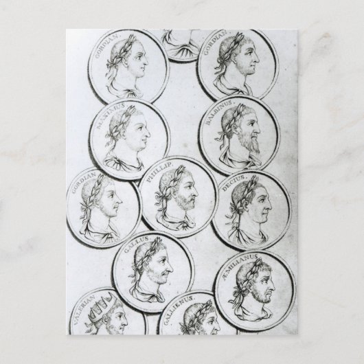 Porträts römischer Kaiser Postkarte (Vorderseite)