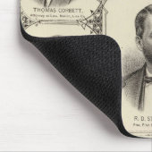 Porträts von Addison Daniels, RD Stephens Mousepad (Ecke)