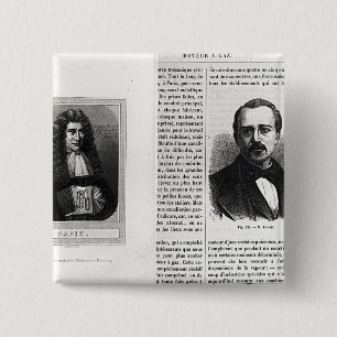 Porträts von Denis Papin und von Etienne Lenoir Button