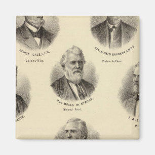 Porträts von George Gale, Alfred Brunson Magnet
